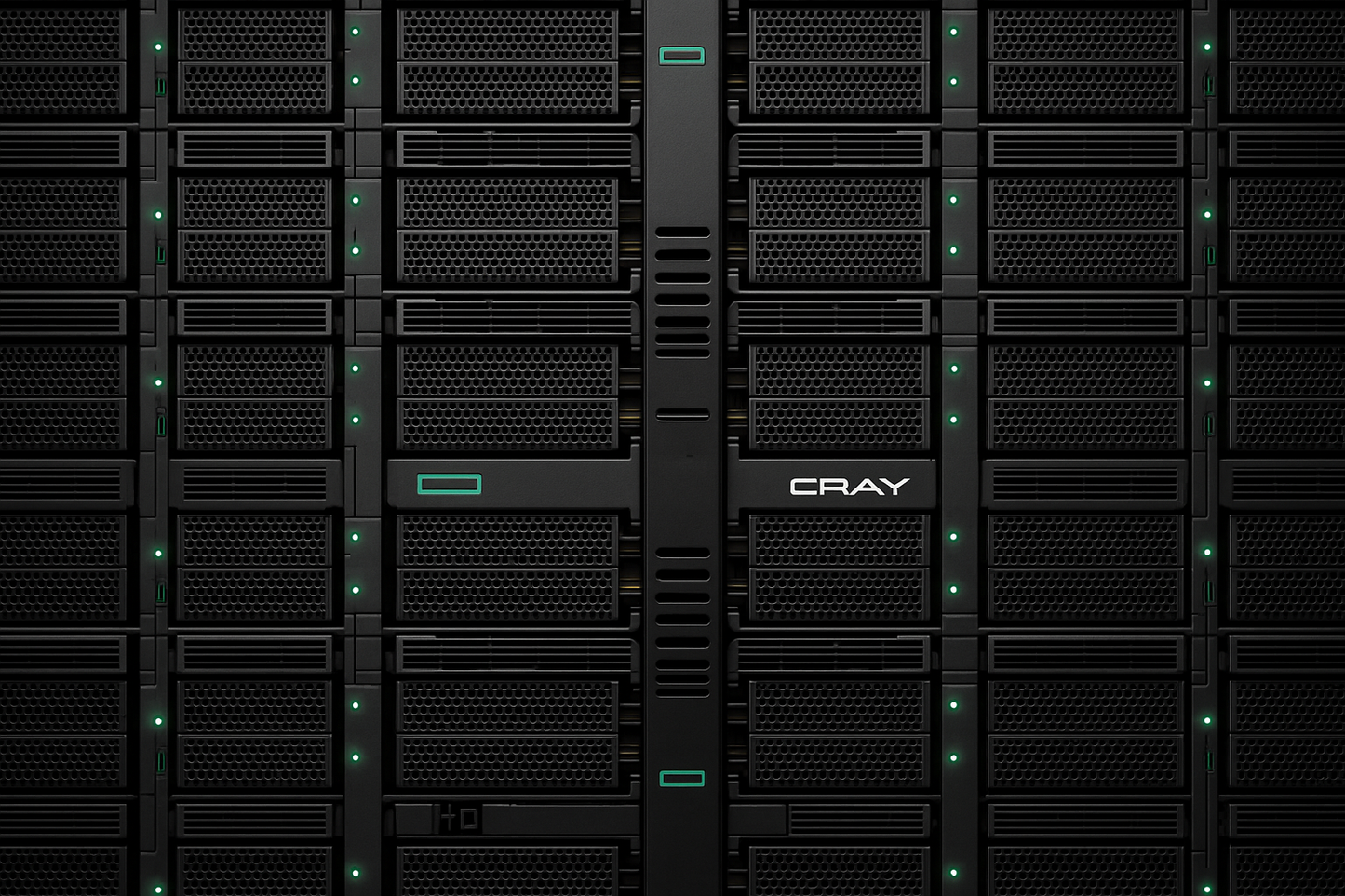 HPE Cray Supercomputers Close-up