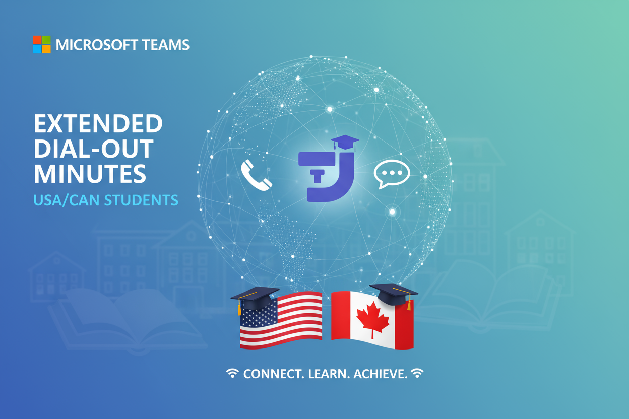 Extended Dial-out Minutes to USA/CAN for students
