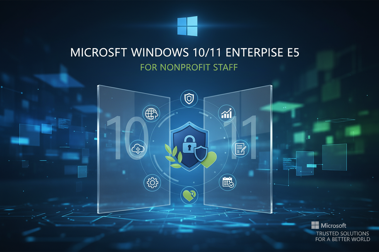 Windows 10/11 Enterprise E5 (Nonprofit Staff Pricing)