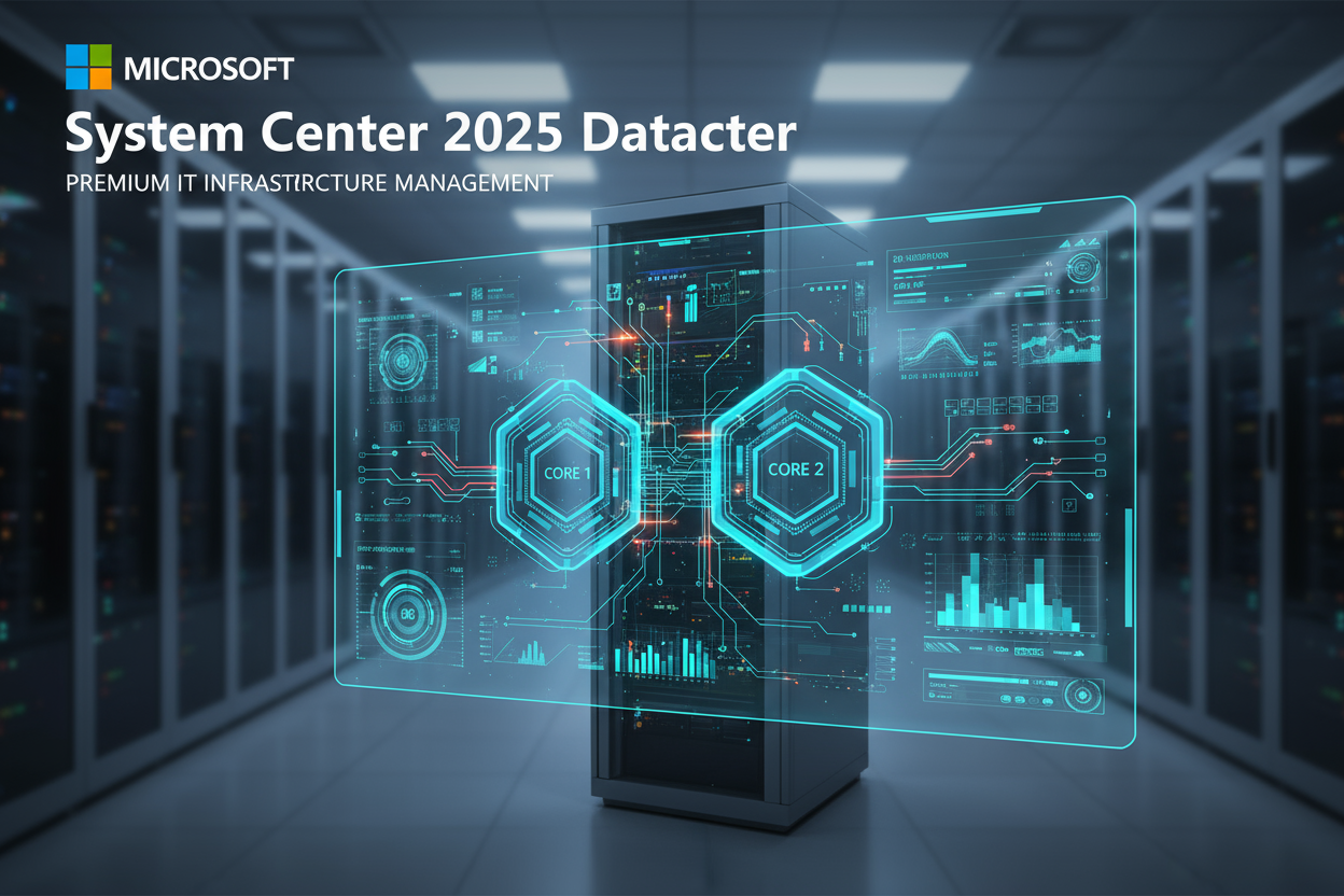 System Center 2025 Datacenter - 2 Core License Pack Commercial Software Subscription