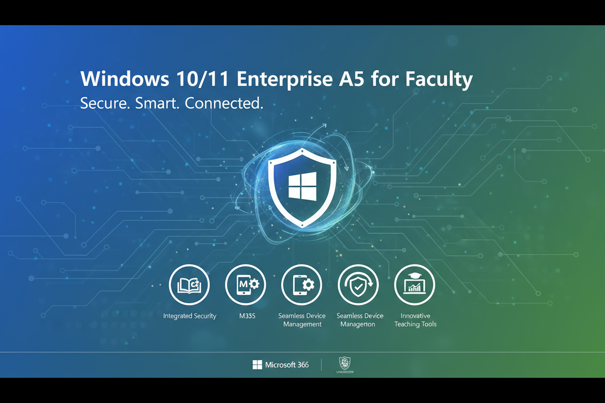 Windows 10/11 Enterprise A5 for faculty
