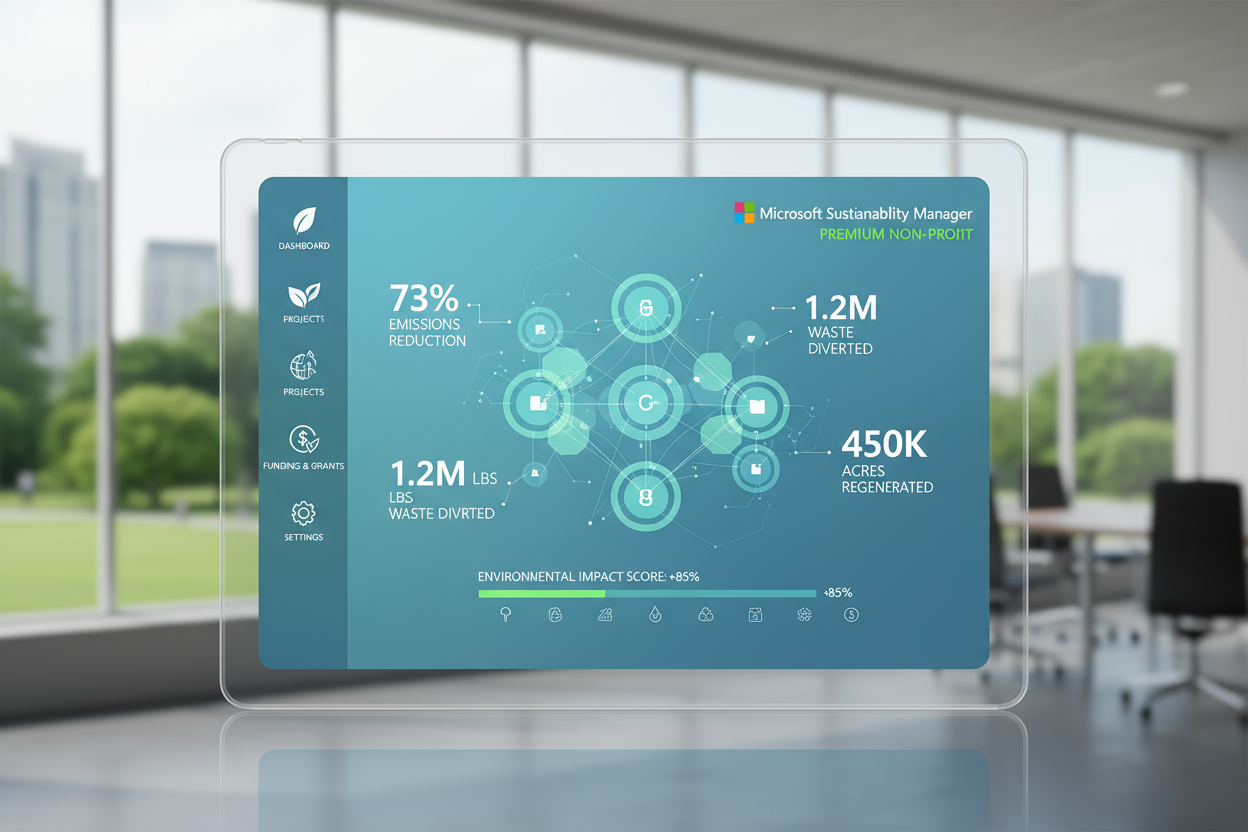 (NCE) Microsoft Sustainability Manager Premium (Non-Profit Pricing)