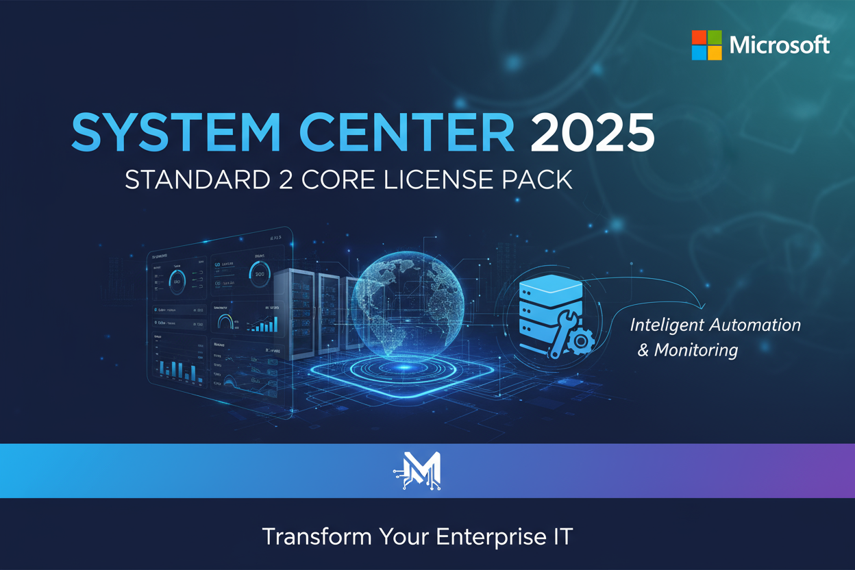 System Center 2025 Standard - 2 Core License Pack Commercial Software Subscription