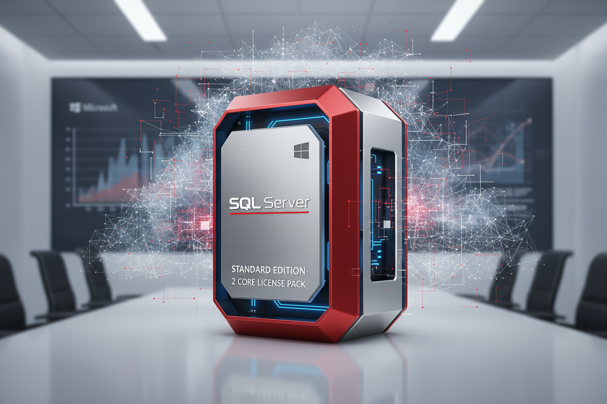 SQL Server Standard - 2 Core License Pack Commercial Software Subscription