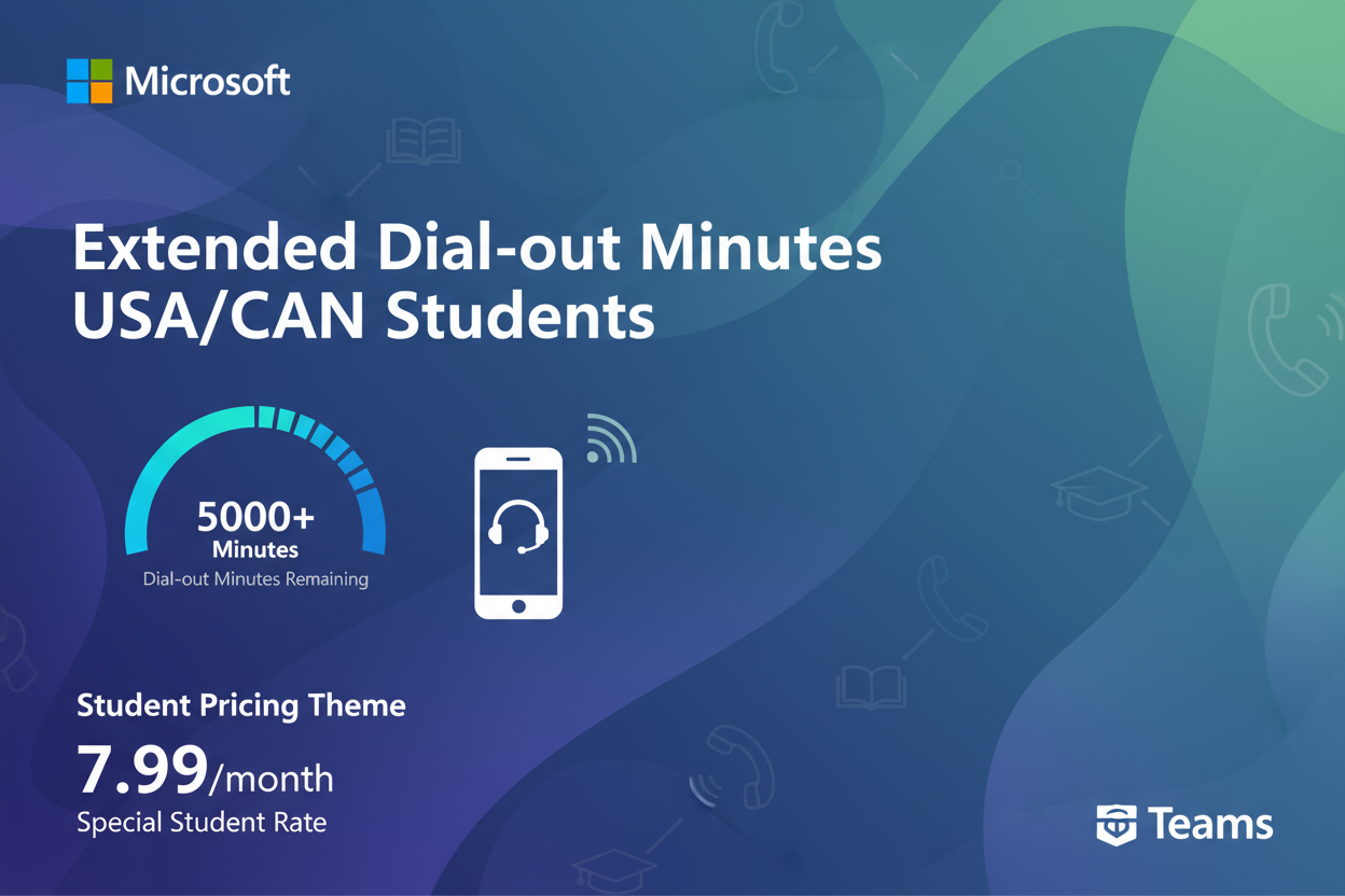 Extended Dial-out Minutes to USA/CAN for students