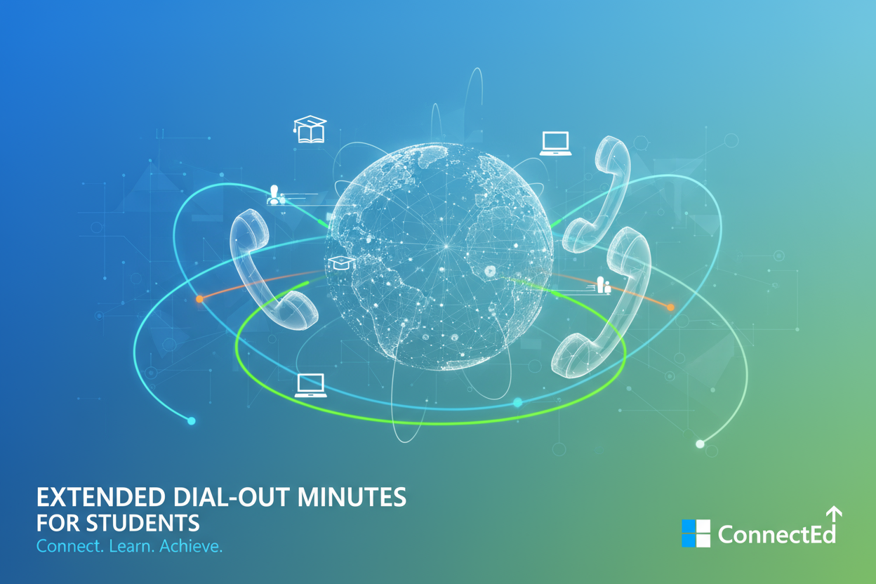 Extended Dial-out Minutes to USA/CAN for students