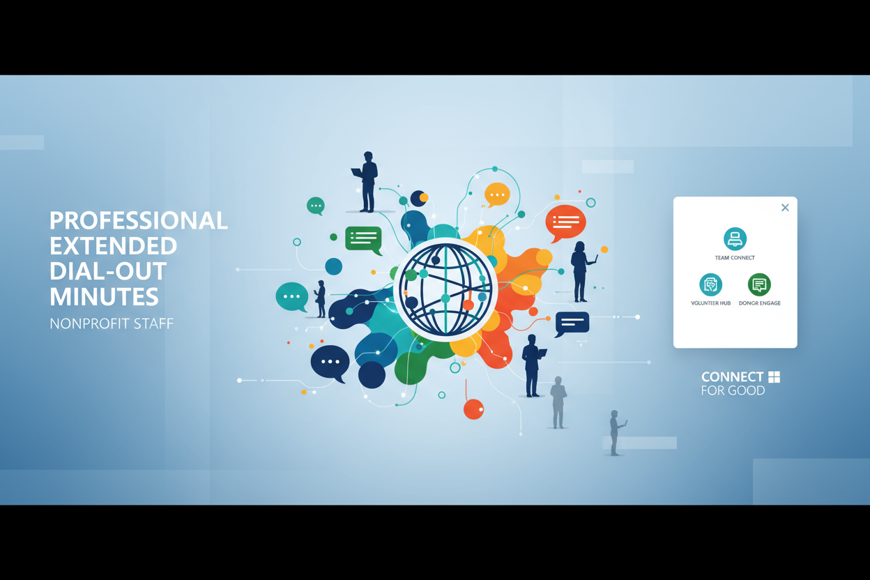 Extended Dial-out Minutes to USA/CAN (Nonprofit Staff Pricing)