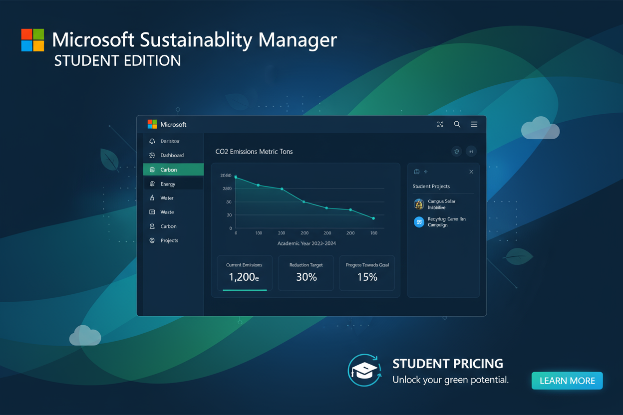 (NCE) Microsoft Sustainability Manager (Education Student Pricing)