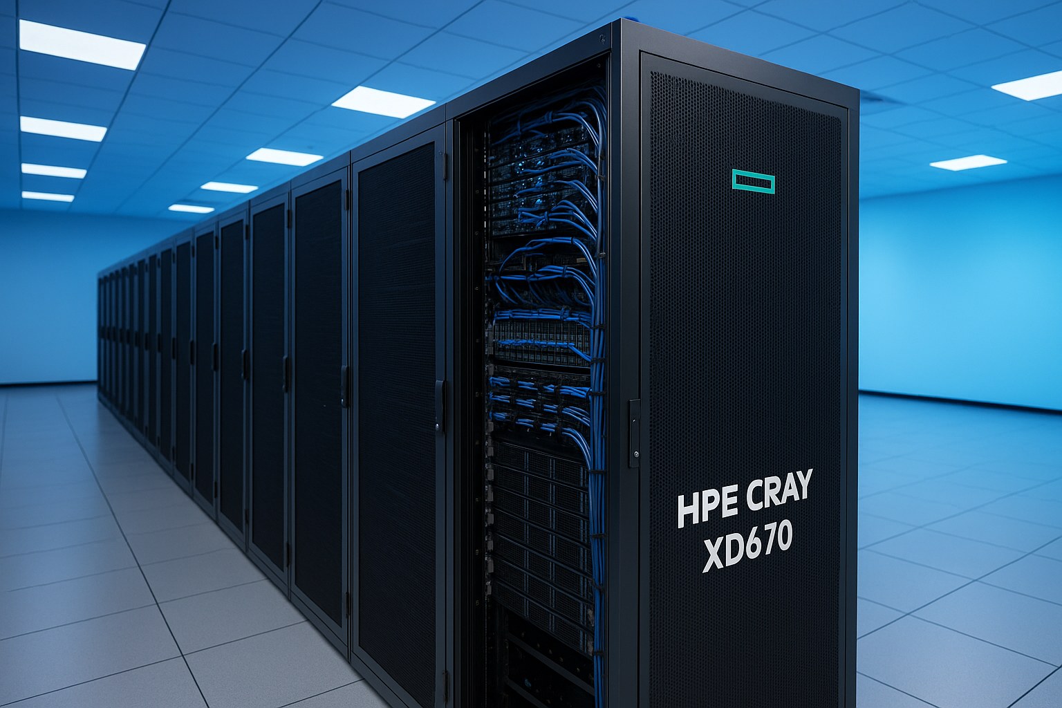 HPE Cray XD670 Data Center