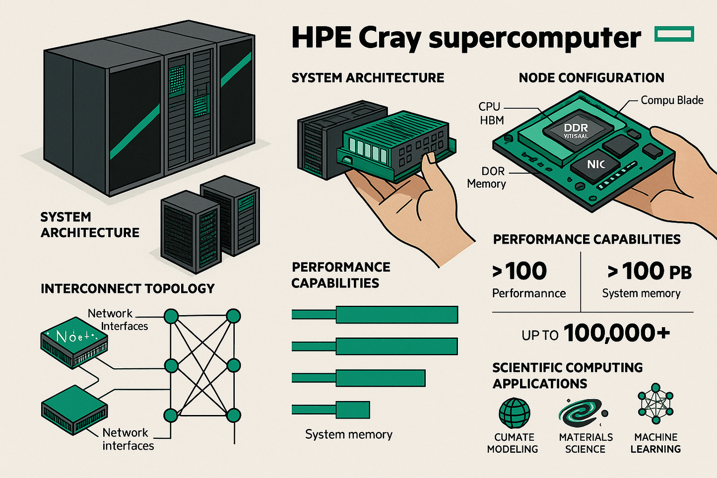 HPE Cray Supercomputers Technical