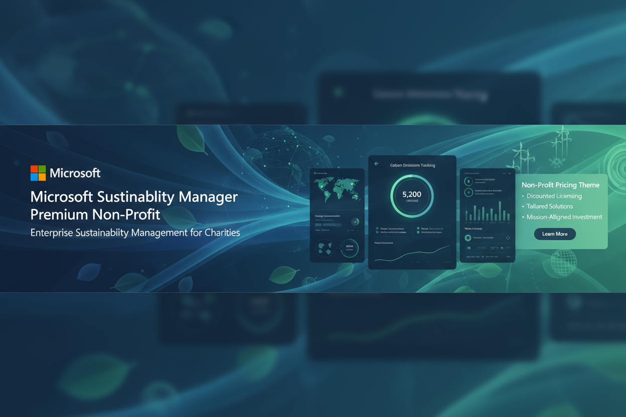 (NCE) Microsoft Sustainability Manager Premium (Non-Profit Pricing)