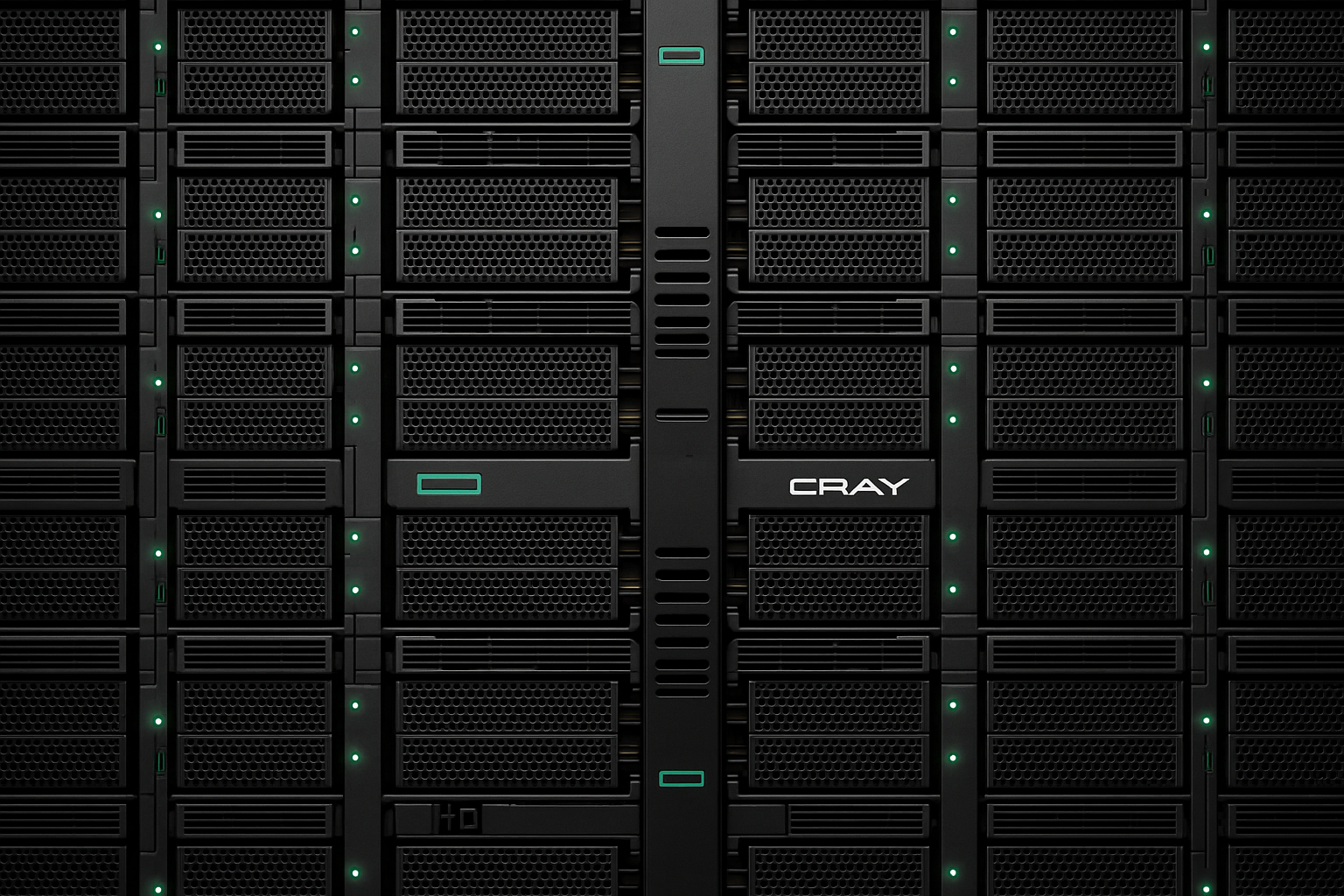 HPE Cray Supercomputers Close-up