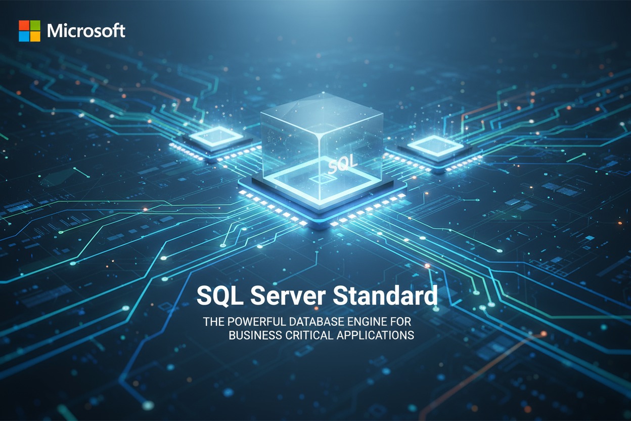 SQL Server Standard - 2 Core License Pack Commercial Software Subscription