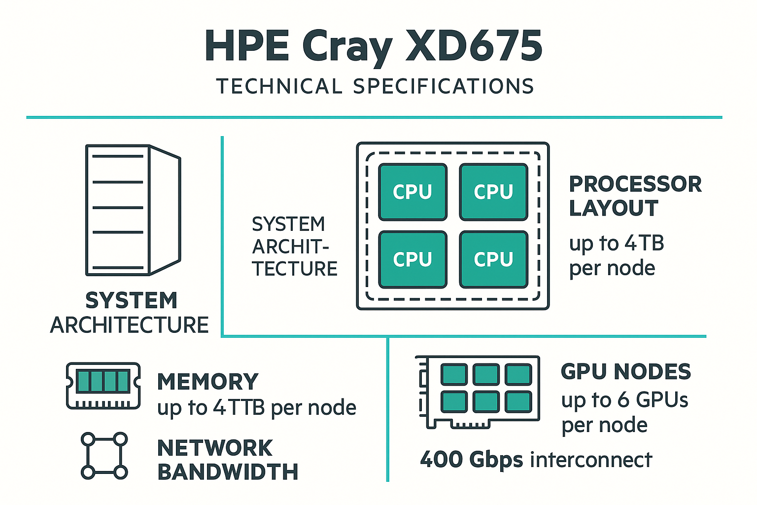 HPE Cray XD675 Technical