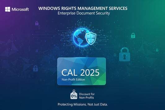 Windows Rights Management Services CAL 2025 NonProfit Perpetual