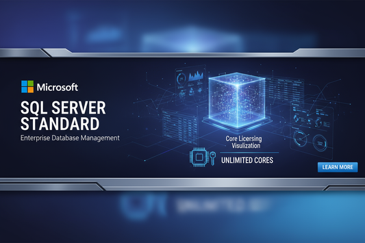 SQL Server Standard - 2 Core License Pack Commercial Software Subscription
