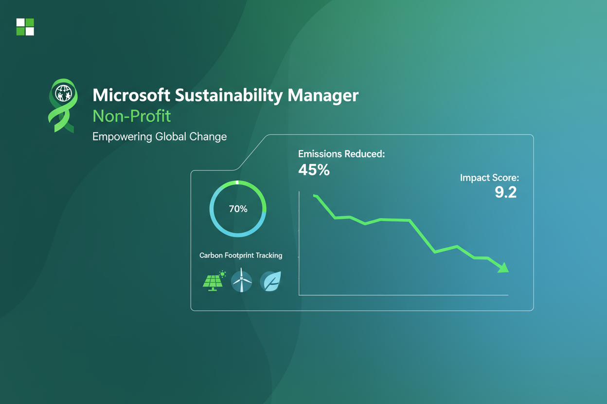 (NCE) Microsoft Sustainability Manager (Non-Profit Pricing)