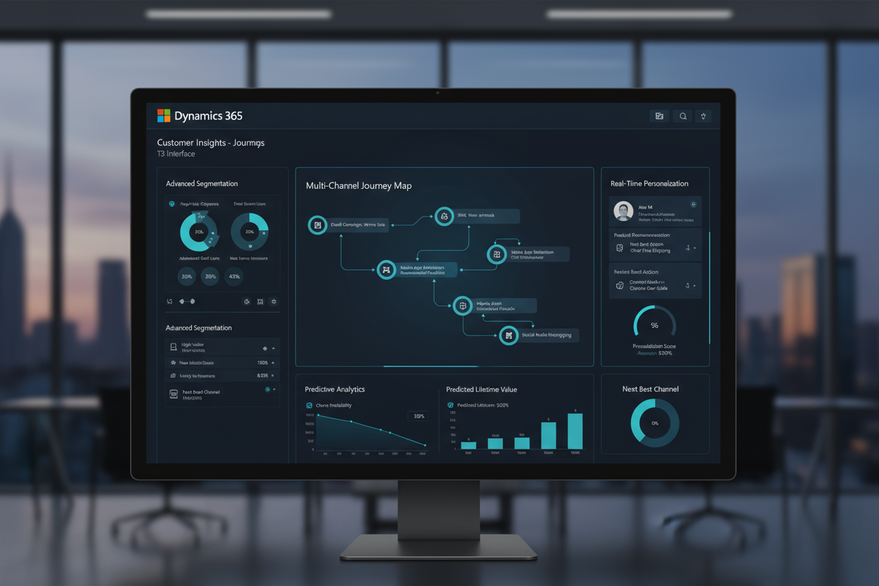 Dynamics 365 Customer Insights T3 Interface