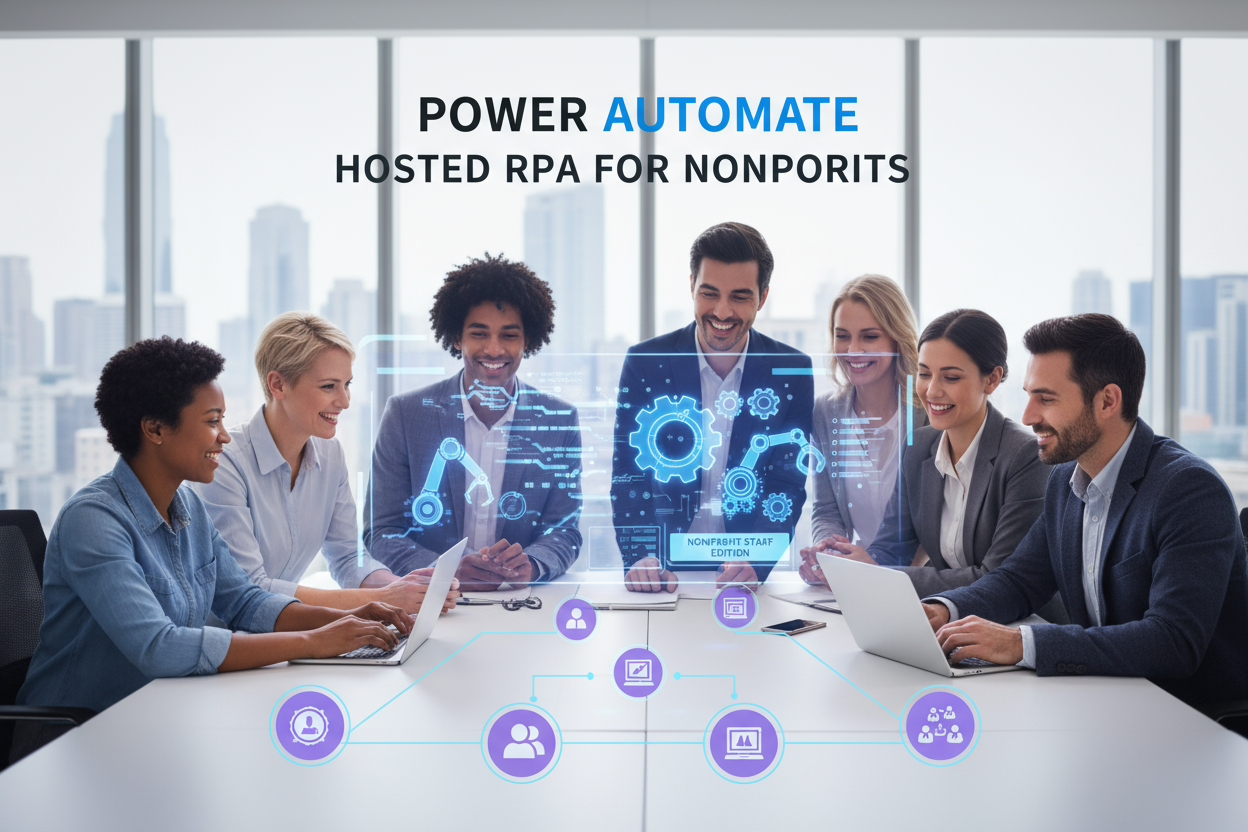 Power Automate hosted RPA (Nonprofit Staff Pricing)