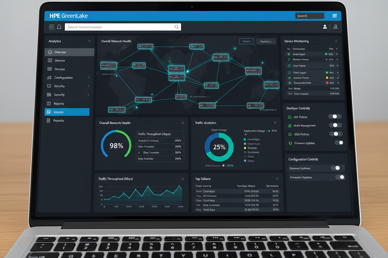 HPE GreenLake Networking Dashboard