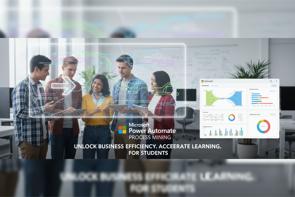 Power Automate Process Mining add-on for Students