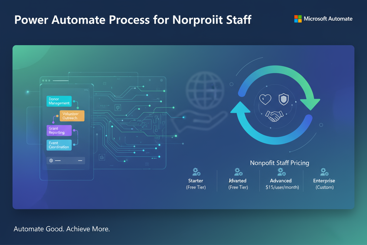 Power Automate Process (Nonprofit Staff Pricing)