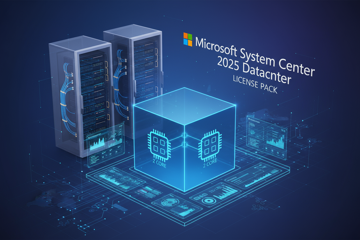 System Center 2025 Datacenter - 2 Core License Pack Commercial Software Subscription