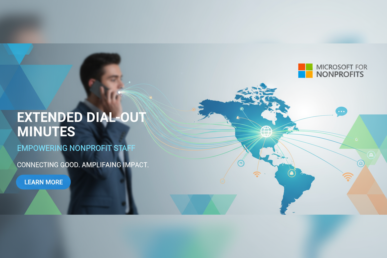 Extended Dial-out Minutes to USA/CAN (Nonprofit Staff Pricing)