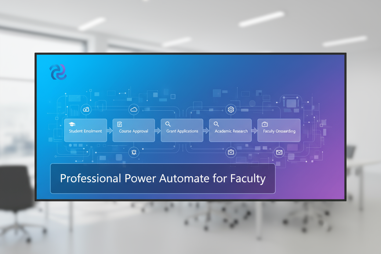 Power Automate Process for Faculty