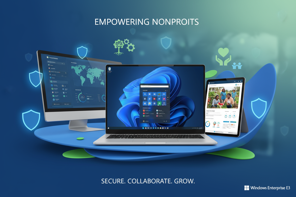 Windows 10/11 Enterprise E3 (Nonprofit Staff Pricing)