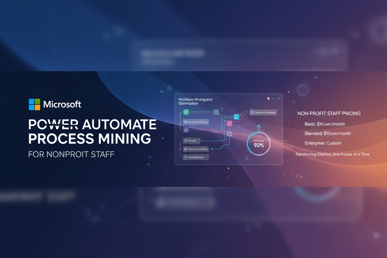 Power Automate Process Mining add-on (Nonprofit Staff Pricing)